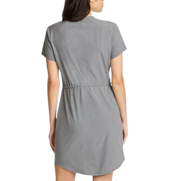 Eddie Bauer Gray Escapelite Short Sleeve Dress Women’s XL - Picture 11 of 11